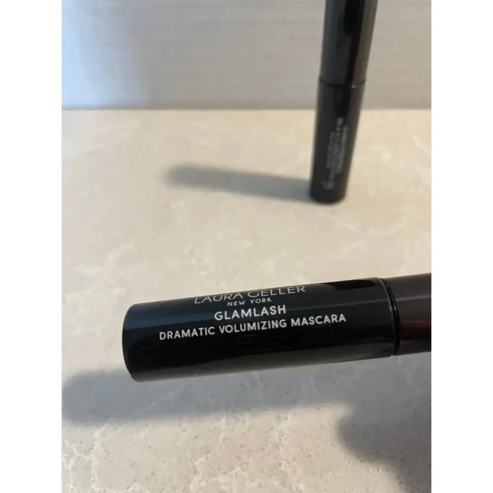 Laura Geller Mascara GlamLash dramatic Volumizing mascara duo black .20 fl oz nw